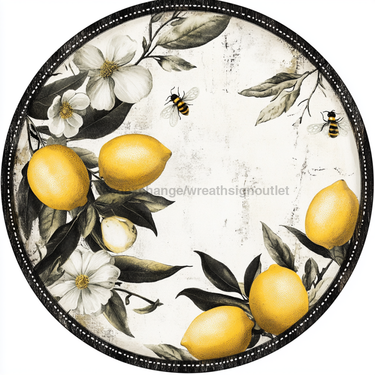 Lemon Sign, Everyday Sign, DCO-13032, Sign For Wreath, 10
